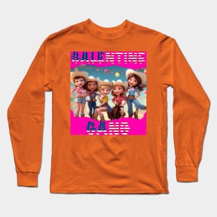 Galentines gang party Long Sleeve T-Shirt